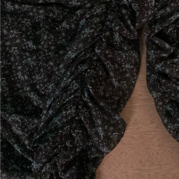 Hollister Mesh Sheer Long Sleeve Mini Bodycon Dress Size Medium NWOT - Picture 6 of 12